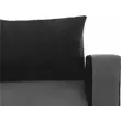 Univerzális ülőgarnitúra, szürke/fekete, PAULITA