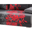 ZICO kanapé piros virágos