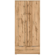 Kép 1/2 - Zele akasztós szekrény wotan tölgy 2 ajtóval és 1 fiókkal