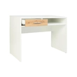 MEDAN Íróasztal 1 fiókkal 100cm  Fehér – Artisan tölgy