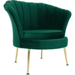 Kép 13/22 - Fotel Art-deco stílusban, smaragd Velvet anyag/gold króm-arany, NOBLIN NEW