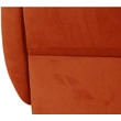 Széthúzható fotel, narancssárga, MILI 1