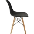 Kép 25/25 - Modern szék, bükk+ fekete, CINKLA3 NEW