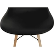 Kép 15/25 - Modern szék, bükk+ fekete, CINKLA3 NEW