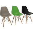 Kép 19/25 - Modern szék, bükk+ fekete, CINKLA3 NEW