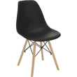 Kép 1/25 - Modern szék, bükk+ fekete, CINKLA3 NEW