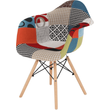 Kép 3/17 - Fotel, anyag patchwork/bükk, TOBO 3 NEW