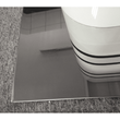 Kép 4/5 - Nyitható étkezőasztal, fehér magasfényű HG/fekete csíkok, 160-200x90 cm, TUBAL
