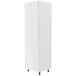 Kép 1/5 - Hűtő beépítő szekrény, fehér/fehér extra magasfényű, balos, AURORA D60ZL