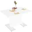 Kép 5/36 - Szétnyitható étkezőasztal, fehér magasfényű HG, 120-160x80 cm, IRAKOL