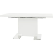 Kép 13/36 - Szétnyitható étkezőasztal, fehér magasfényű HG, 120-160x80 cm, IRAKOL