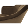 Kép 10/17 - fotel, szövet velvet arany-barna/tölgy, ZERON