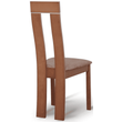 Kép 2/5 - Fa szék, cseresznye/barna szövet, DESI