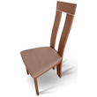 Kép 4/5 - Fa szék, cseresznye/barna szövet, DESI
