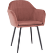 Kép 1/19 - Dizájnos fotel, rózsaszínes barna Velvet anyag, ZIRKON