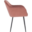 Kép 7/19 - Dizájnos fotel, rózsaszínes barna Velvet anyag, ZIRKON