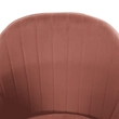 Kép 12/19 - Dizájnos fotel, rózsaszínes barna Velvet anyag, ZIRKON