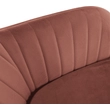 Kép 17/19 - Dizájnos fotel, rózsaszínes barna Velvet anyag, ZIRKON
