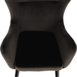 Kép 14/26 - Dizájnos fotel, szürkésbarna TAUPE Velvet anyag, TENAL