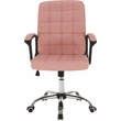Kép 5/16 - Irodai szék, rózsaszín textilbőr RULIS
