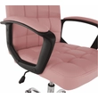 Kép 13/16 - Irodai szék, rózsaszín textilbőr RULIS