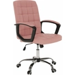 Kép 14/16 - Irodai szék, rózsaszín textilbőr RULIS