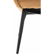 Kép 3/16 - Design szék steppelt háttámlával, barna/fekete, BERILIO