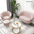 Kép 7/27 - Fotel Art-deco stílusban, rózsaszín Velvet anyag/gold króm-arany, NOBLIN NEW