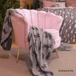 Kép 3/27 - Fotel Art-deco stílusban, rózsaszín Velvet anyag/gold króm-arany, NOBLIN NEW