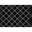 Szőnyeg, fekete/minta, 67x120 cm, MATES TYP 1