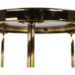 Kép 3/9 - 2 darabos dohányzóasztal készlet, gold króm arany/fekete, MORINO