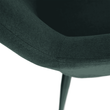 Kép 3/18 - Design fotel, zöld/fekete, LACEY