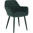 Kép 1/18 - Design fotel, zöld/fekete, LACEY