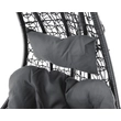 Függő fotel, szürke/világos szürke, KALEA 2 NEW