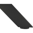 Kép 5/11 - Étkezőasztal, beton/fekete, átmérő 120 cm, MEDOR