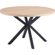 Kép 2/3 - Étkezőasztal, sonoma tölgy/fekete, átmérő 120 cm, MEDOR
