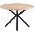Kép 1/3 - Étkezőasztal, sonoma tölgy/fekete, átmérő 120 cm, MEDOR