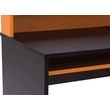 Kép 9/12 - Számítógépasztal/gamer asztal, fekete matt/narancssárga, TEZRO