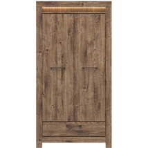 Torin akasztós szekrény 2 ajtóval és 1 fiókkal, barna ribbeck tölgy színben