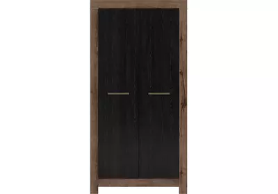 Balin 2 ajtós akasztós szekrény, fekete
