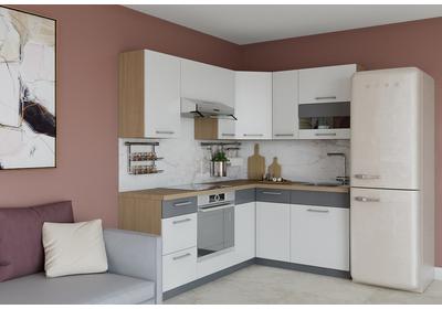 Grafit / fehér MDF