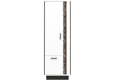 MARCO magas szekrény 2 ajtóval, beépített díszvilágítással
