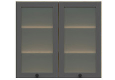 SEMI LINE III felső 80 cm vitrines szekrény