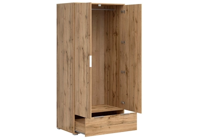 Zele akasztós szekrény wotan tölgy 2 ajtóval és 1 fiókkal