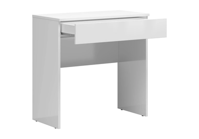 TETRIX Fésülködőasztal 1 fiókkal Fényes Fehér