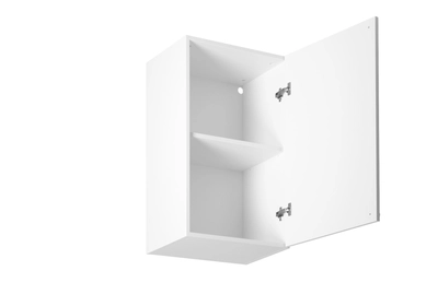 Linea White G45 felső konyhaszekrény, fehér / arany