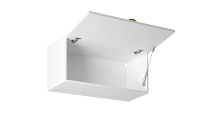 Linea White G80K felső konyhaszekrény, fehér / arany