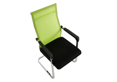 Konferencia szék, zöld/fekete, RIMALA NEW