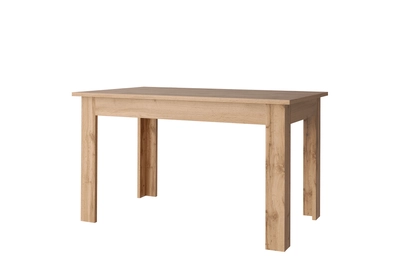Kihúzható asztal, wotan tölgy, 132-175x80 cm, MORATIZ