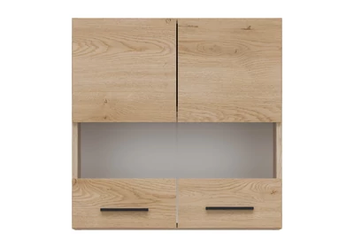PATI Felső vitrines szekrény 60cm 2 ajtóval Cremona Torro tölgy Fronttal